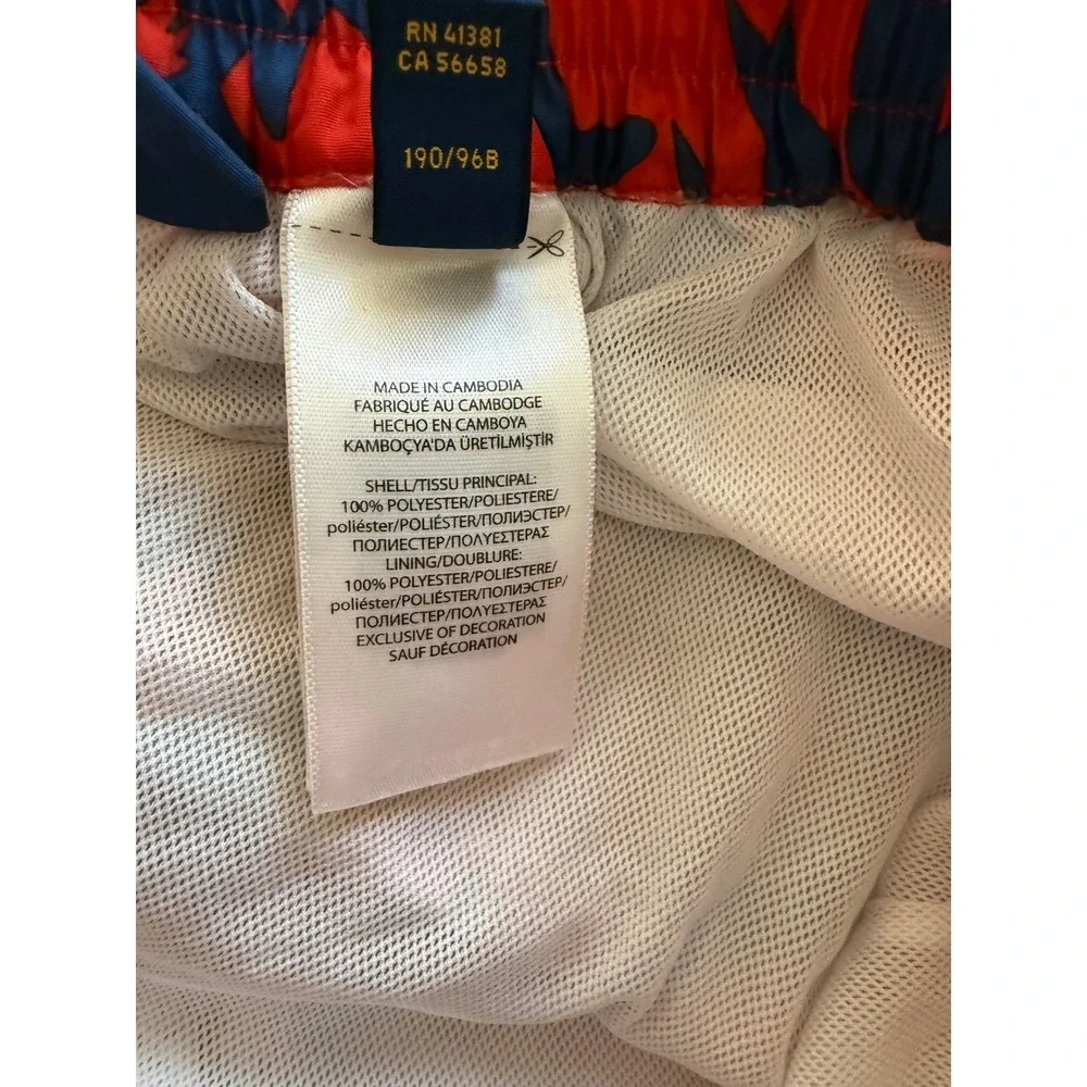 Polo Ralph Lauren Kailuna Safari Swim Trunks Mens XXL Red/ Blue Board‎ Shorts